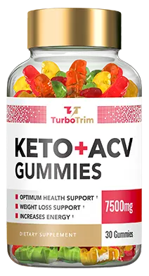Turbo Trim Keto+ACV Gummies bottle